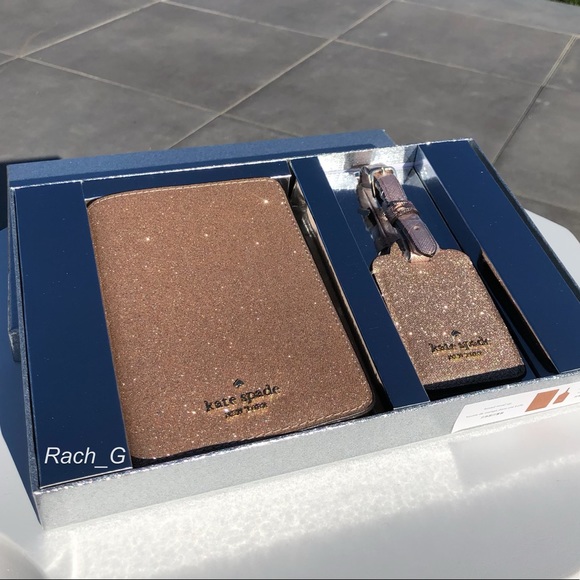 Kate Spade Shimmy Glitter Boxed Travel Set - Picture 2 of 9